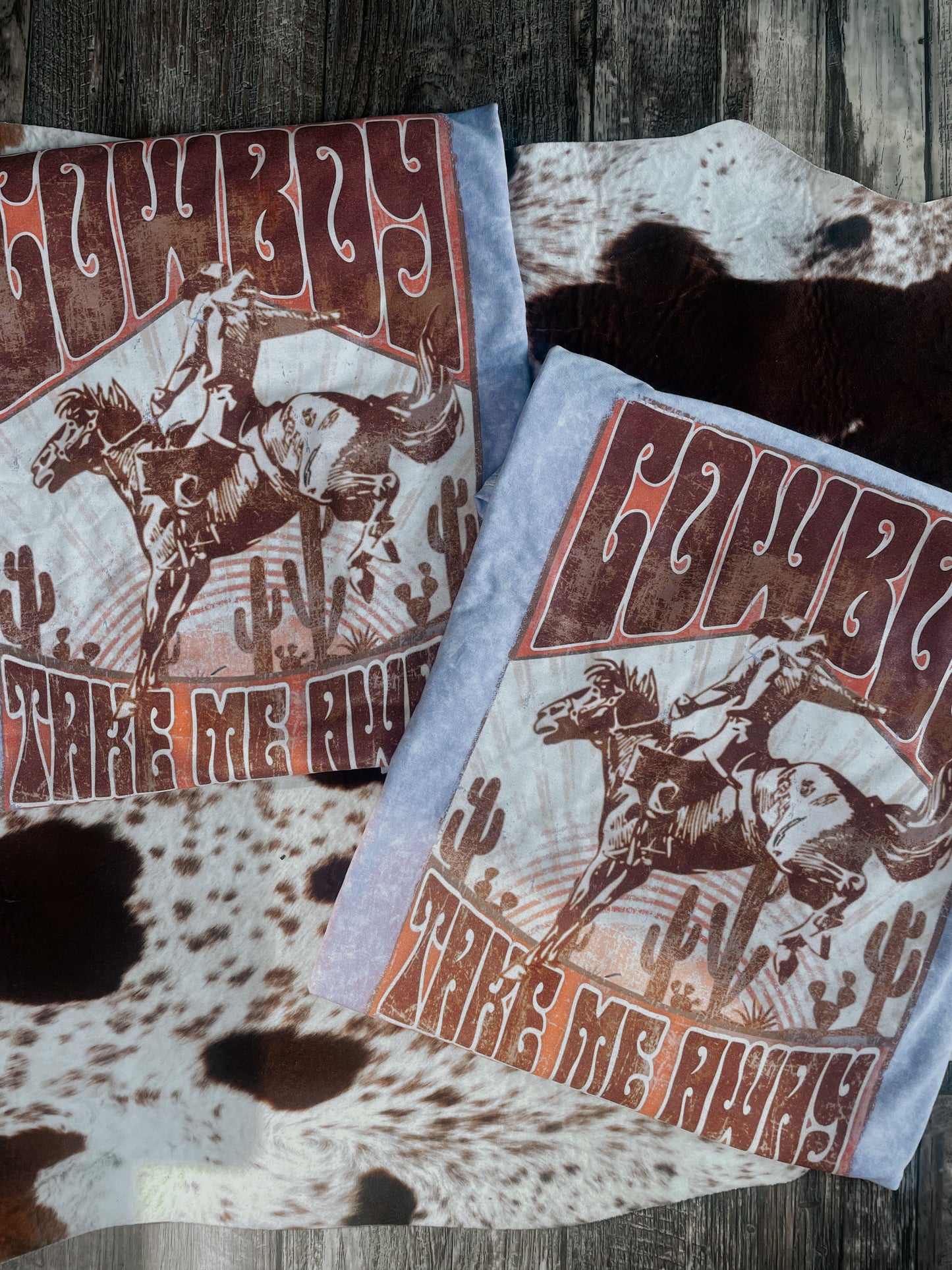 Purple Cowboy Graphic Tee