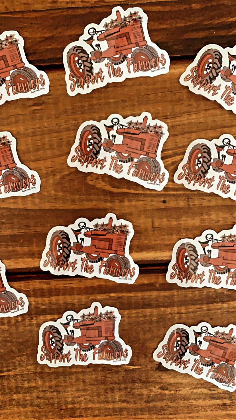 SUPPORT THE FARMERS DECAL