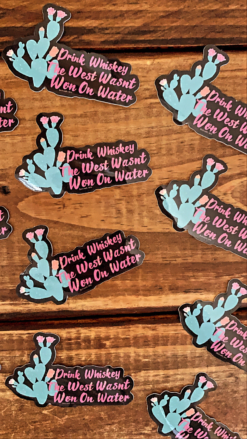 DRINK WHISKEY DECAL
