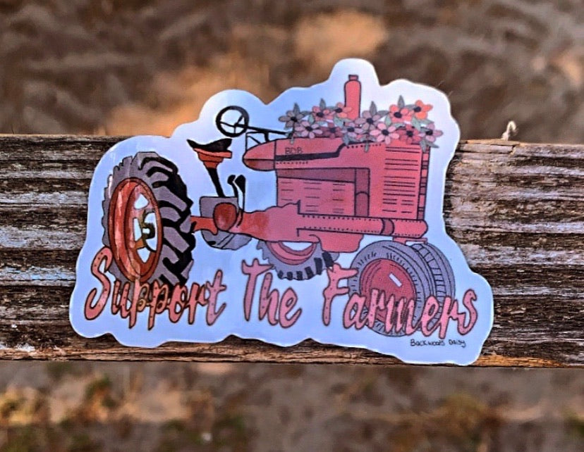 SUPPORT THE FARMERS DECAL