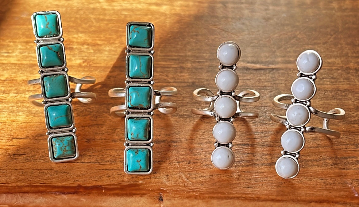 Stacker Stone Rings