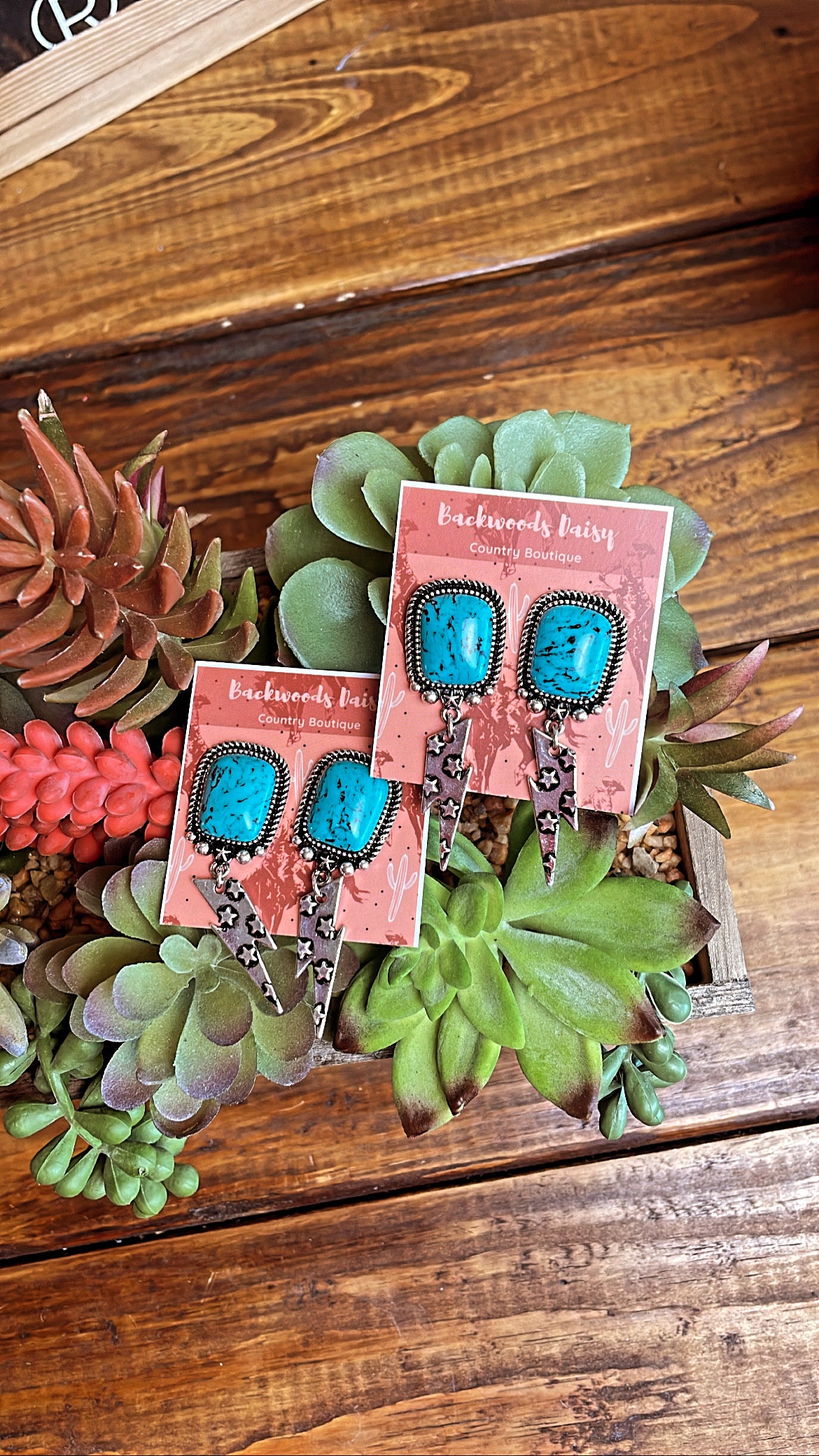 Something In The Stars Turquoise Earrings