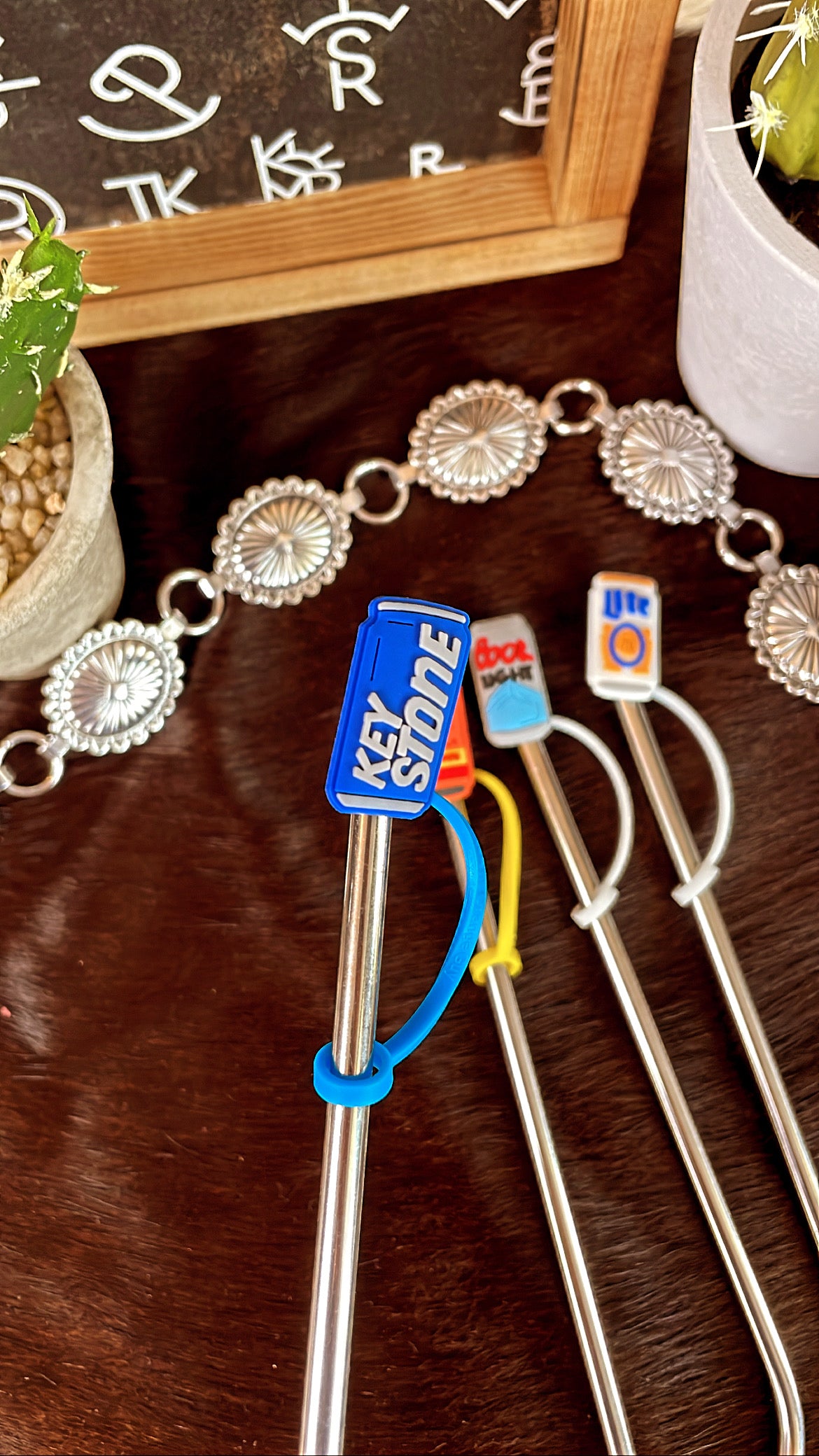 Beer Straw Toppers