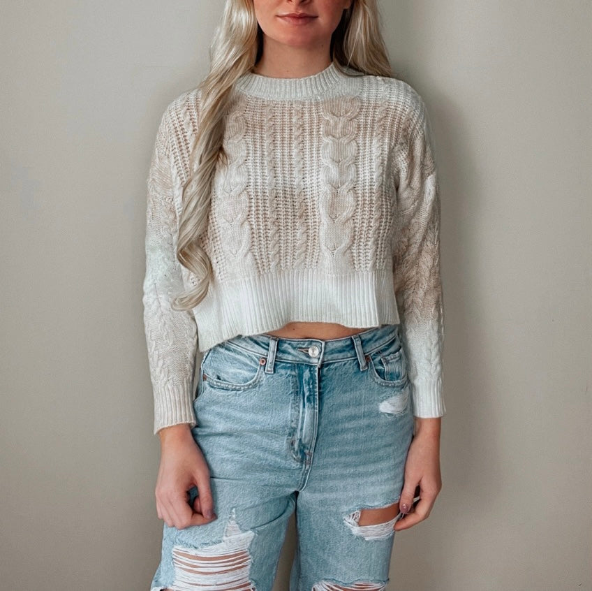 Heartless Cropped Sweater
