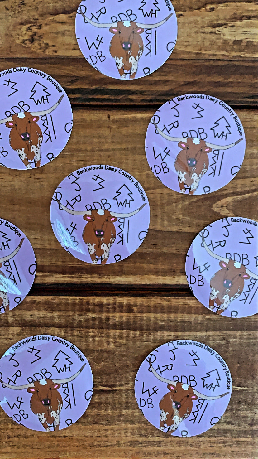 THE BRANDED LONGHORN DECAL