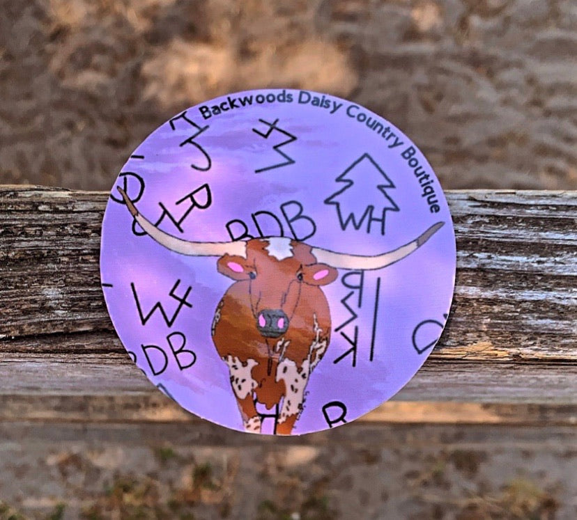 THE BRANDED LONGHORN DECAL