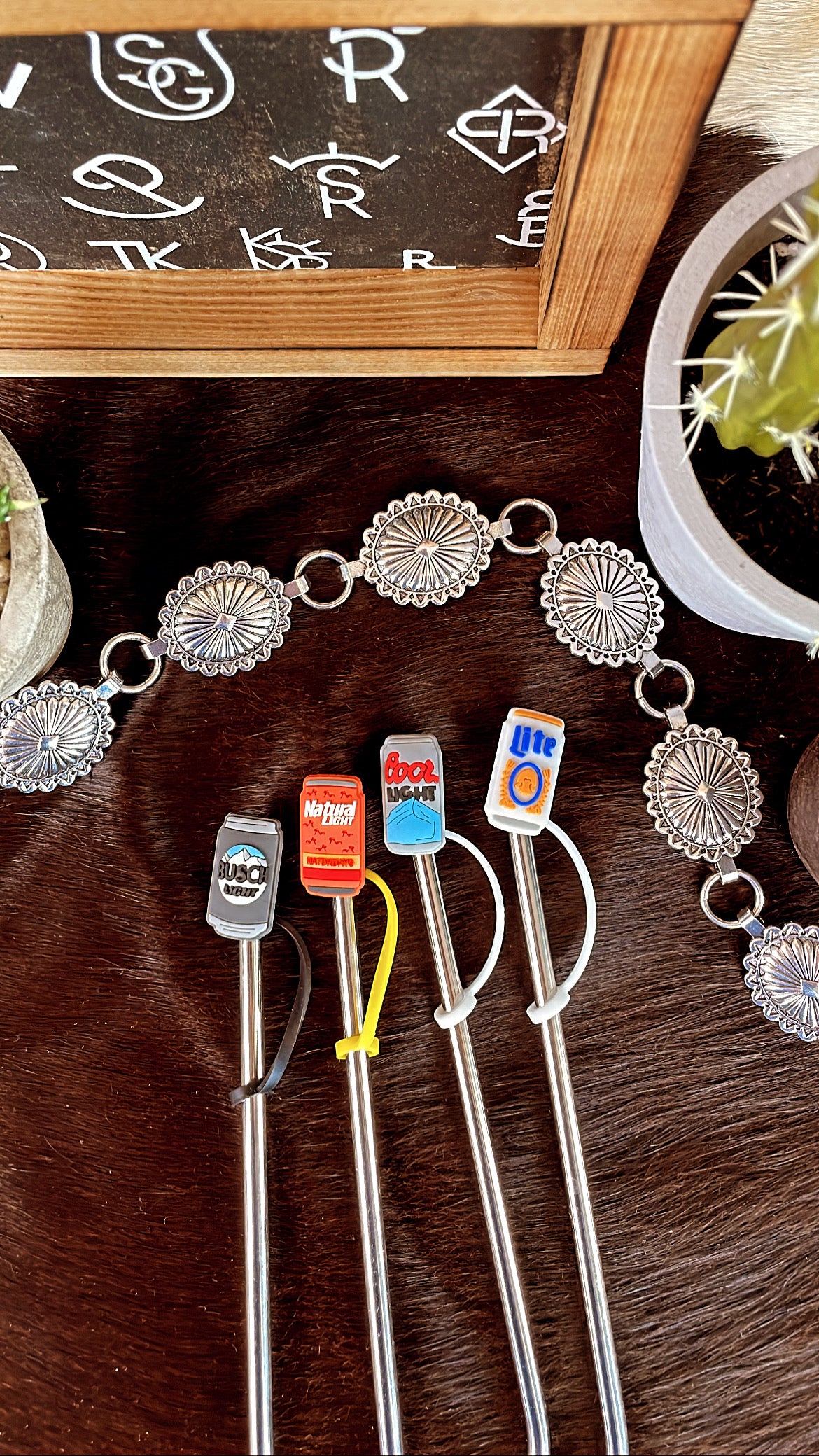 Beer Straw Toppers