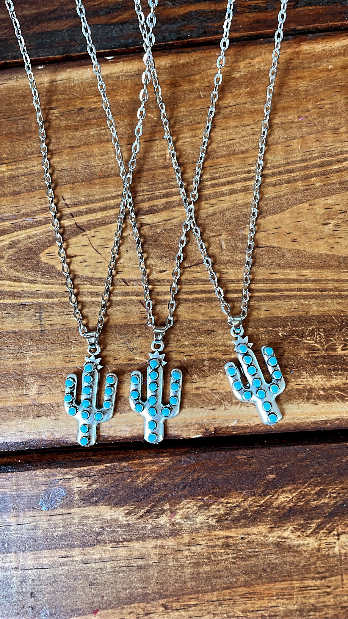Turquoise Cactus Necklace