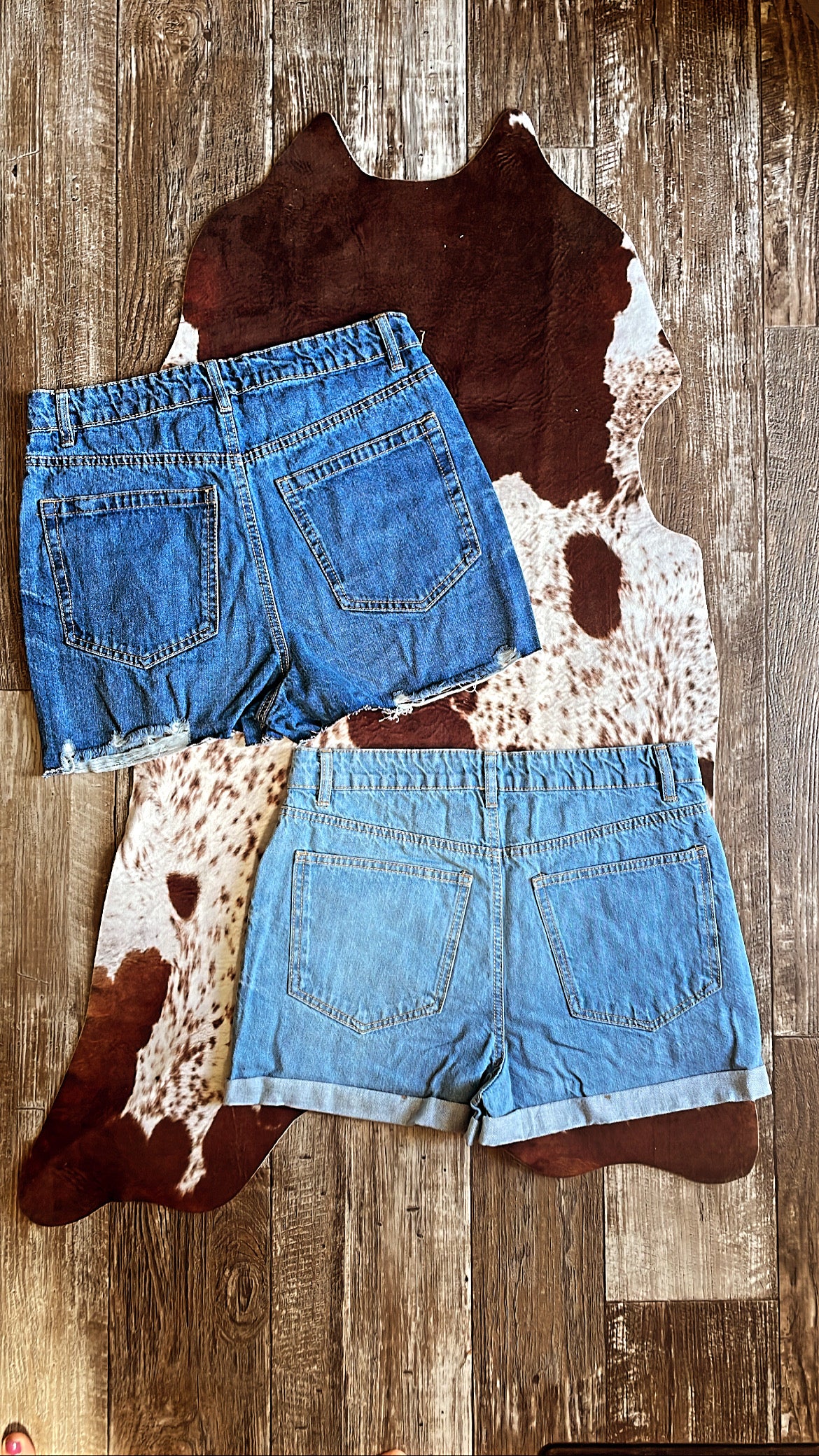 High Rise Jeans Shorts