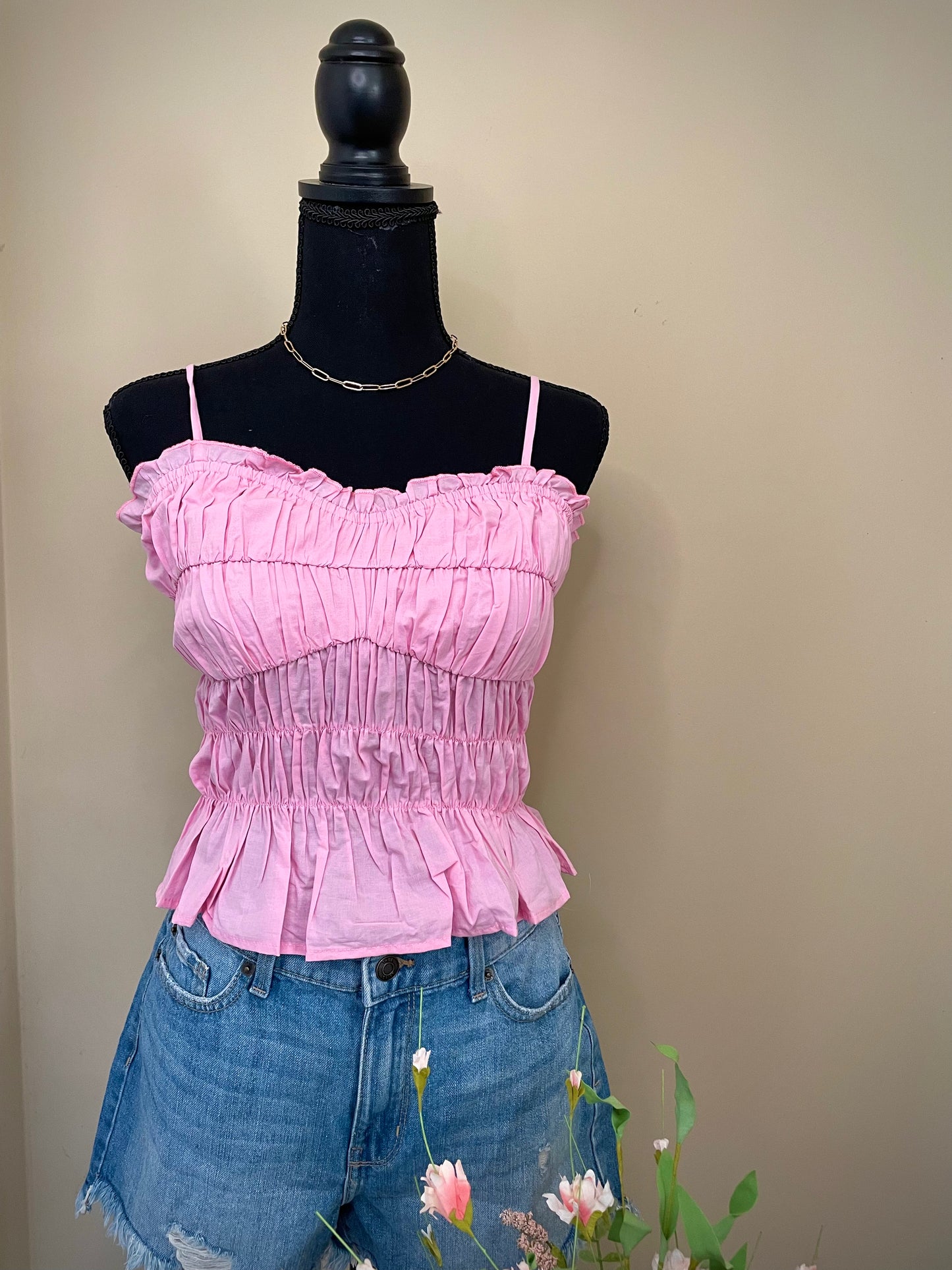 Heartbreaker Frill Top (( pink ))