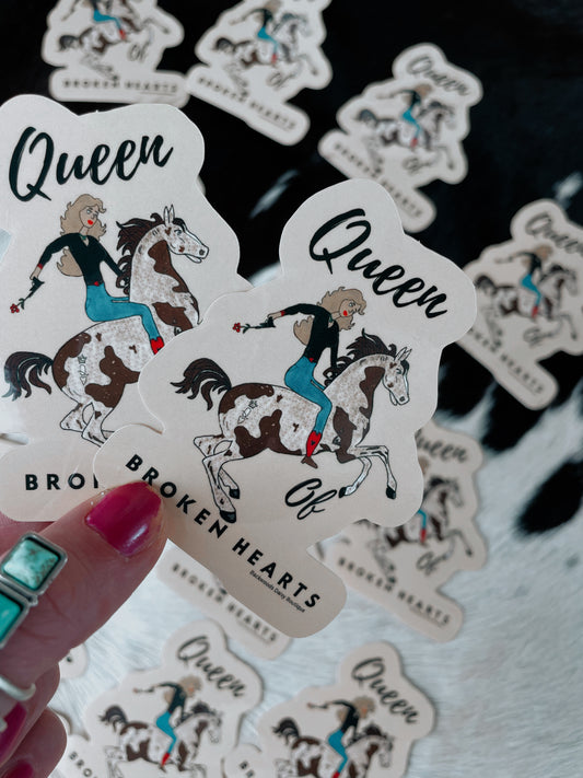 Queen Of Broken Hearts Decal