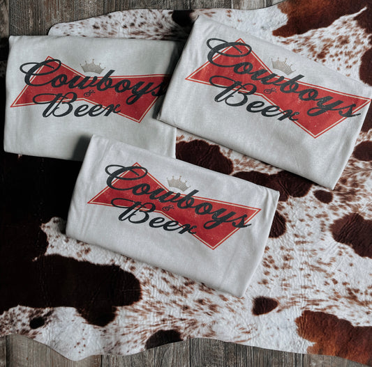 Original Cowboys & Beer Graphic Tee