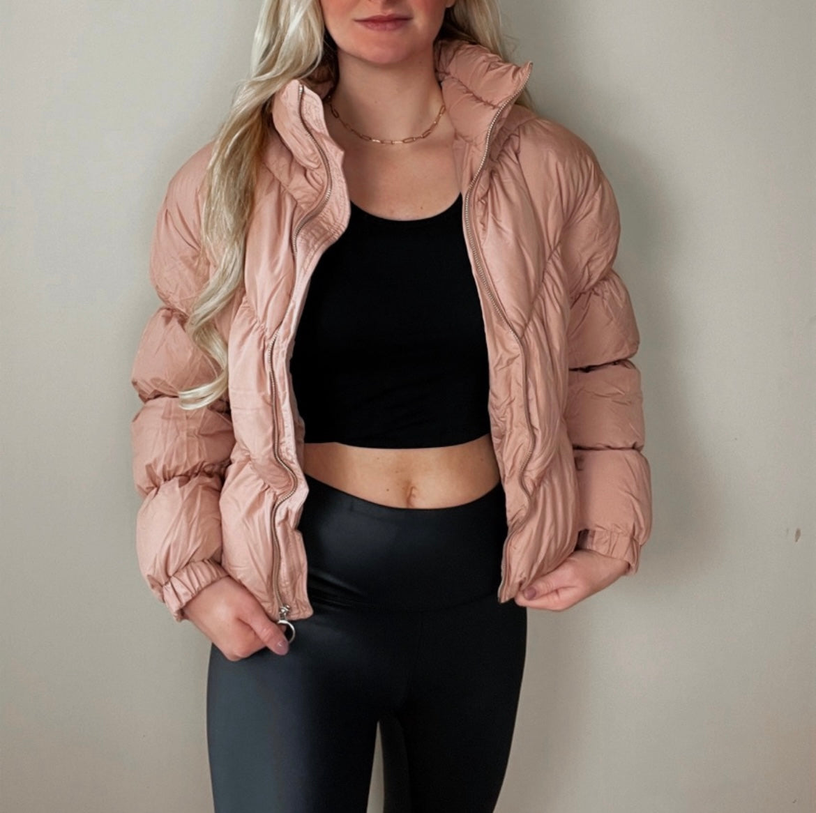 Sweet Nothing Long Sleeve Puffer Jacket