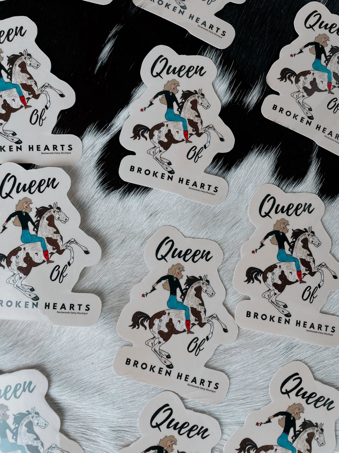 Queen Of Broken Hearts Decal