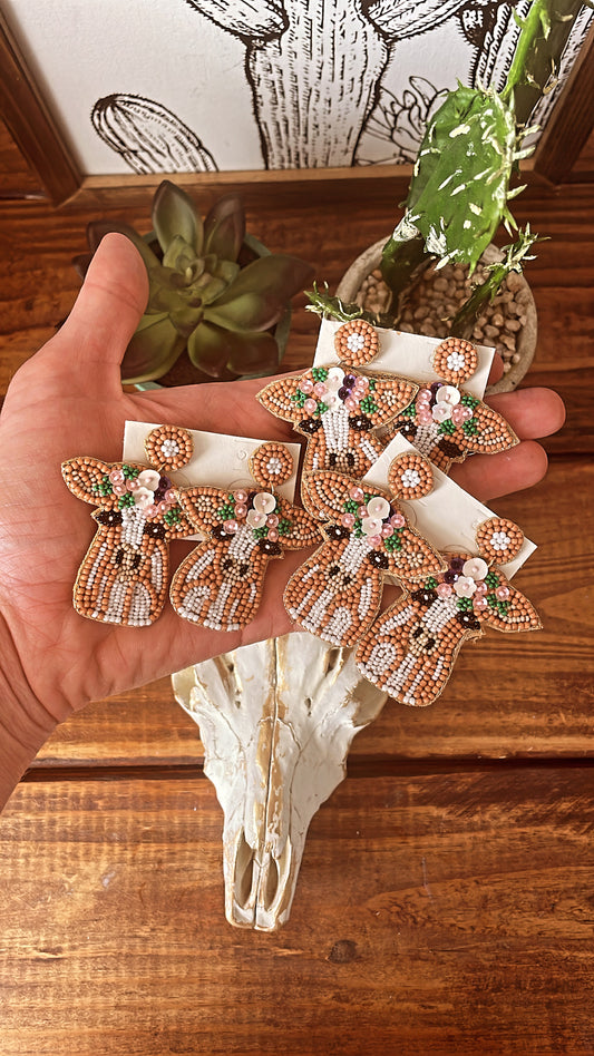 Miss Daisy Cow Earrings