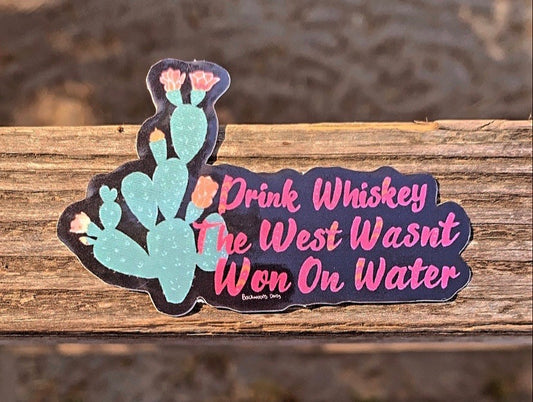 DRINK WHISKEY DECAL