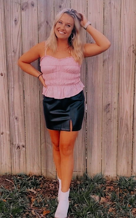 Heartbreaker Frill Top (( pink ))