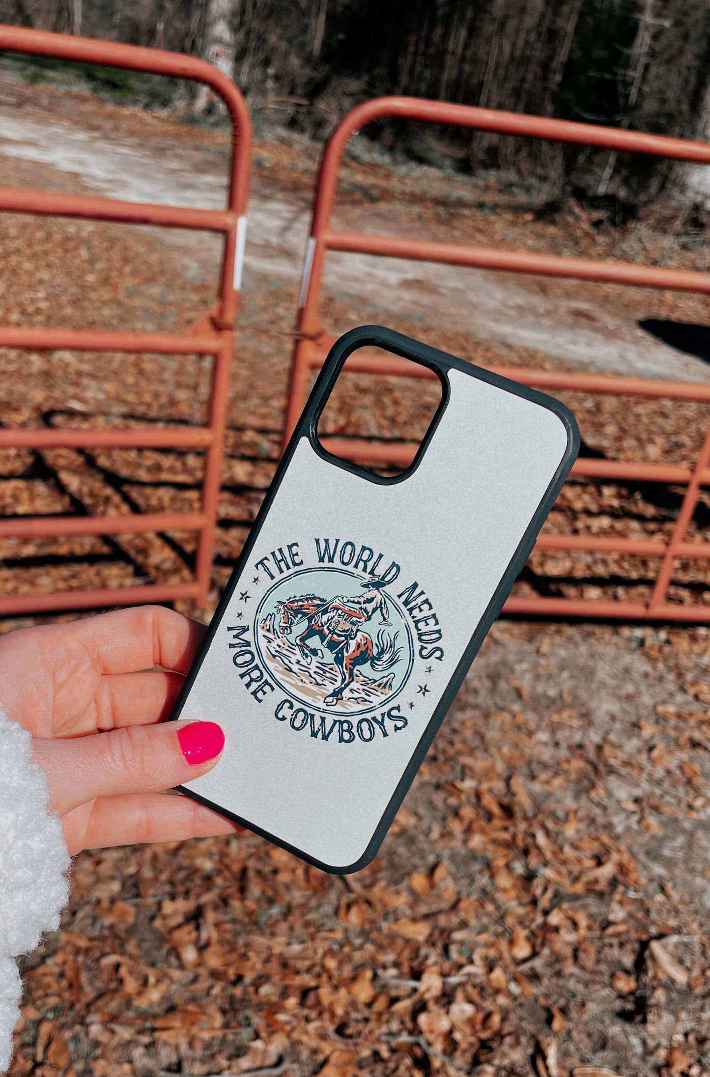 The World Needs More Cowboys Phone Case